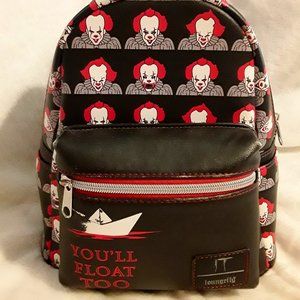 IT Pennywise the Clown Limited Edition Loungefly Horror Mini Backpack